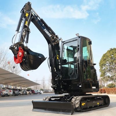 Efficiënte 3,5 ton compacte hydraulische graafmachine met dieselmotor