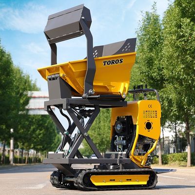 500 kg zelflaadbare getraceerde dumper 20mpa lichtgewicht ontwerp veelzijdige functionaliteit