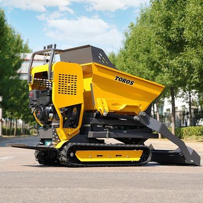 Loopsnelheid 1,7/3,5 Km/H Mini Crawler Dumper 10 pk Motorvermogen Voor landschapsarchitectuur