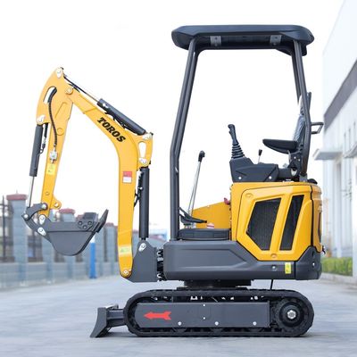 920 mm spoorcentrum afstand Mini Crawler graafmachine voor bouwprojecten