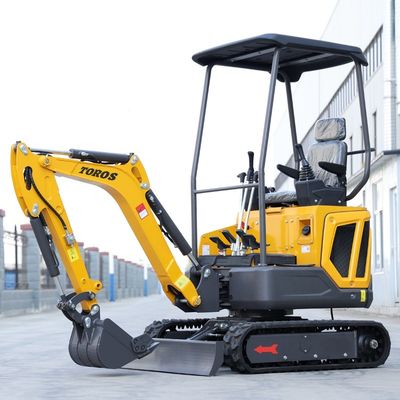 1.2 ton Hydraulische Mini Crawler Excavator Transport Track Center Afstand 920mm