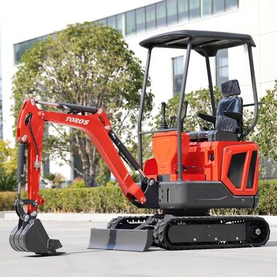 Slewing Speed 10 Rpm Mini Crawler Excavator 16mpa Voor bouwprojecten
