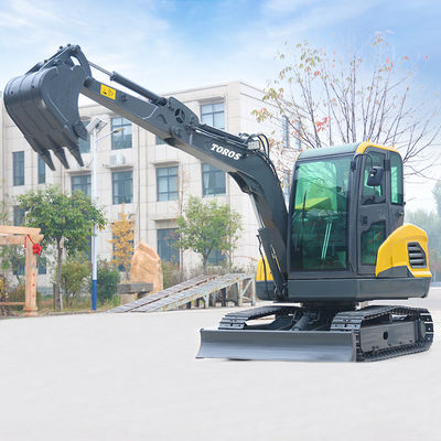 1800 mm wielbasis Mini Digger Machine Met 0,16m3 emmercapaciteit