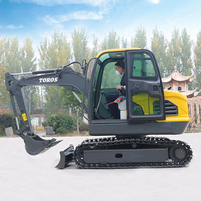 1800 mm wielbasis Mini Digger Machine Met 0,16m3 emmercapaciteit