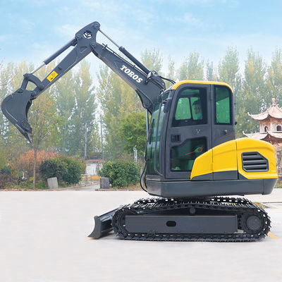 1800 mm wielbasis Mini Digger Machine Met 0,16m3 emmercapaciteit