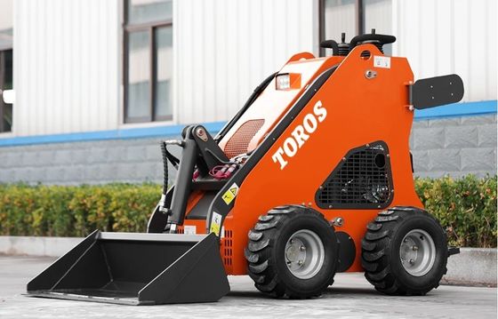 Krachtige Mini Stand Up Skid Steer Landbouw Skid Steers Meerdoelig