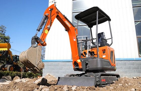 Minigraafmachine 1600kg bedrijfsgewicht, Kubota motor