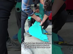 19KW Toros Mini Graafmachine Hydraulisch 1,5 Ton Mini Digger Huishoudelijk Gebruik