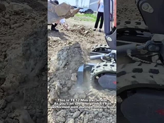 Gemeentelijke werken 1,2 ton 0,8 ton mini graafmachine